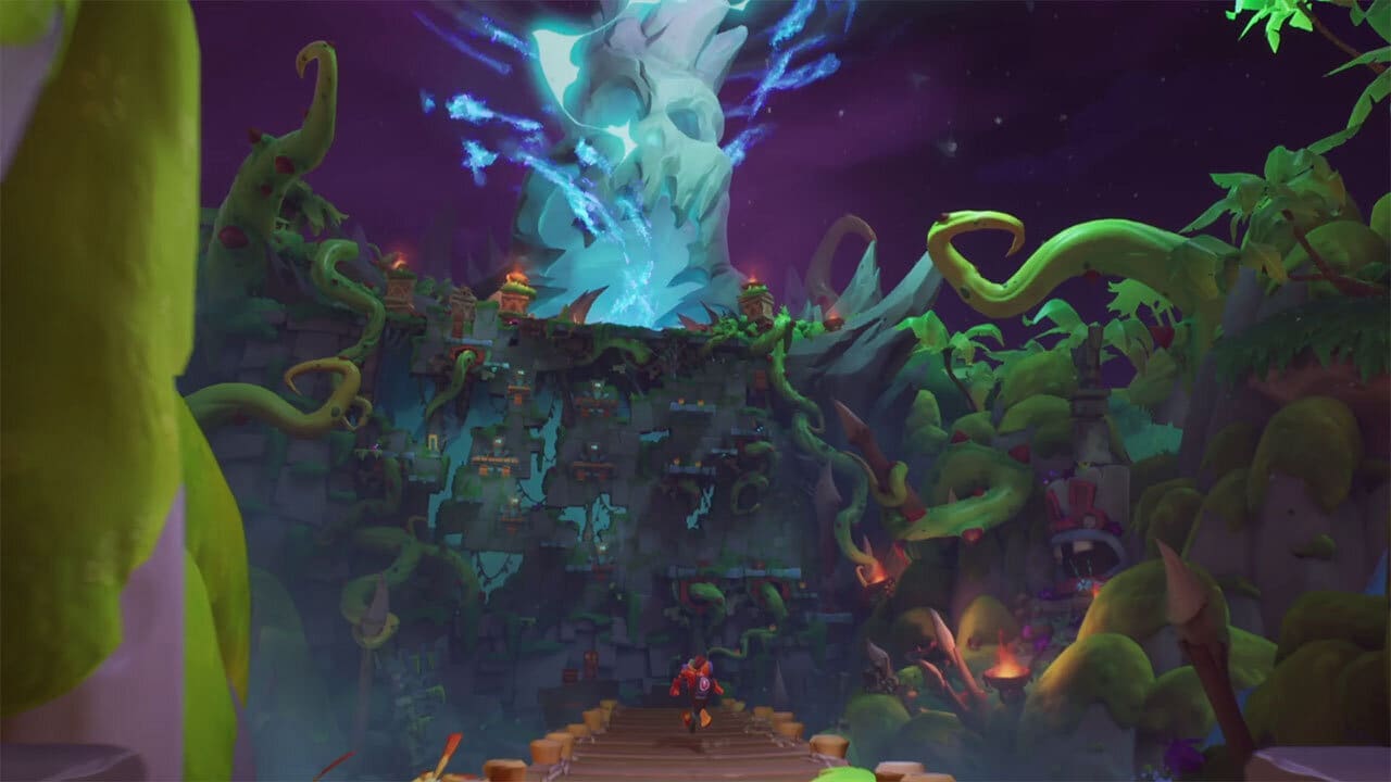 Cinematic set-piece level — screenshot