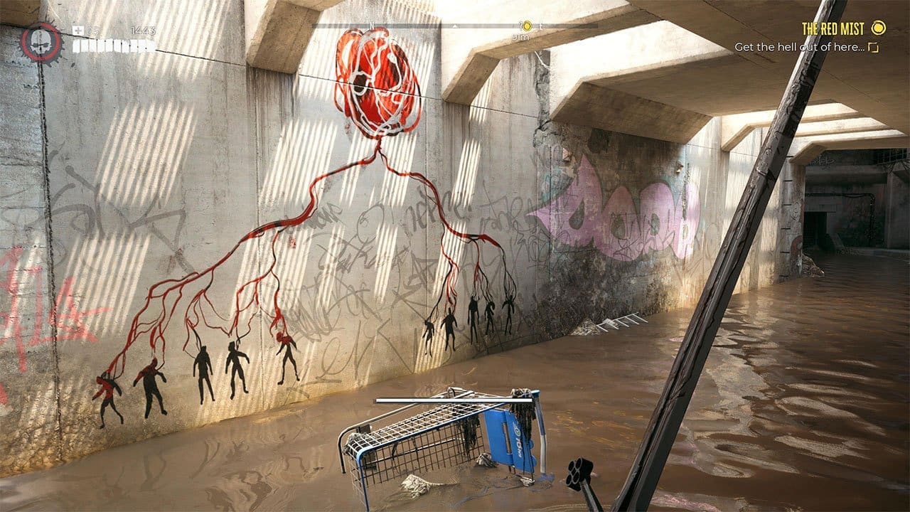 Dead Island 2 screenshot — sewers combat