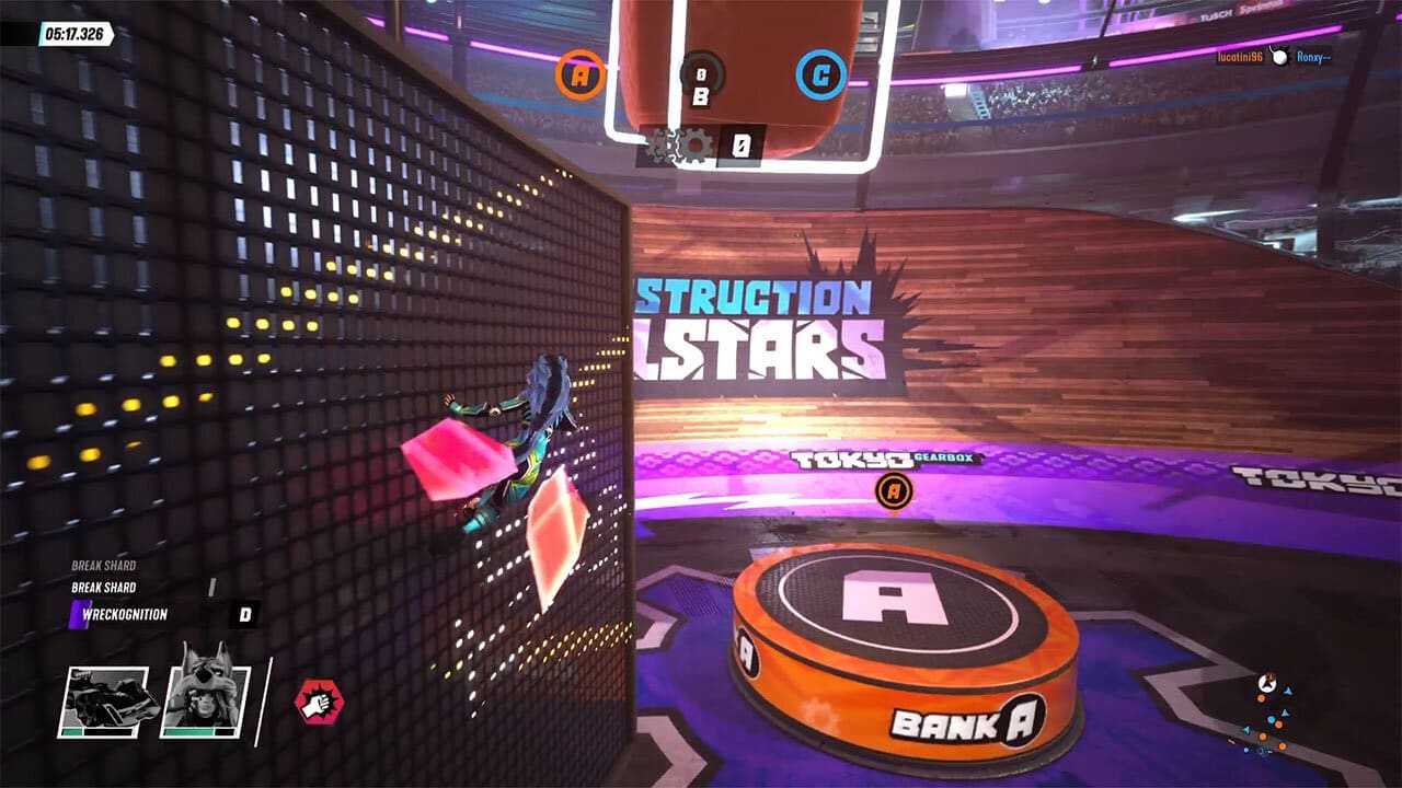 Parkour your way to banking points. This doesn't even look like a car game! - image captured by the author