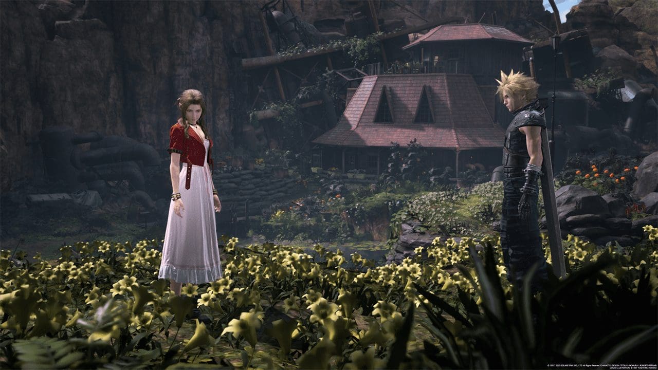 The flower girl, Aerith — image captured by author