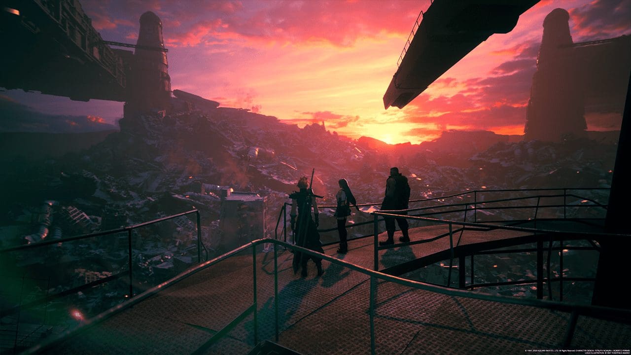 Sunset on the slums — image captured by author