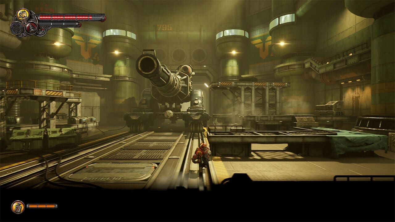 That’s one big gun… image captured by the author