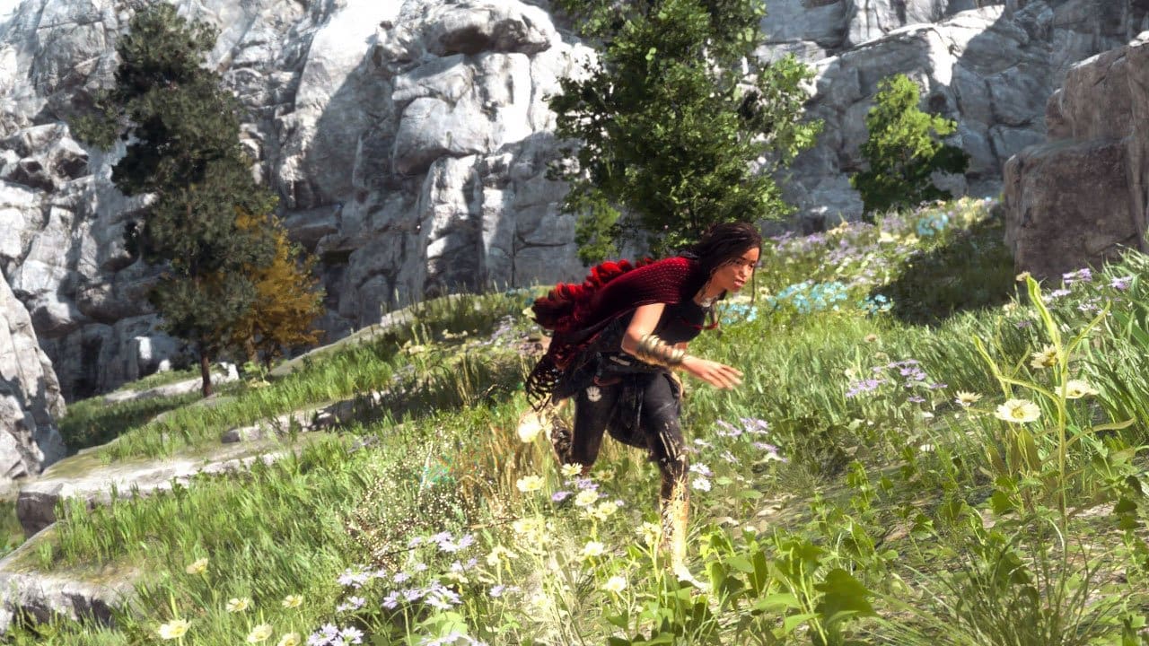 Forspoken screenshot: combat encounter