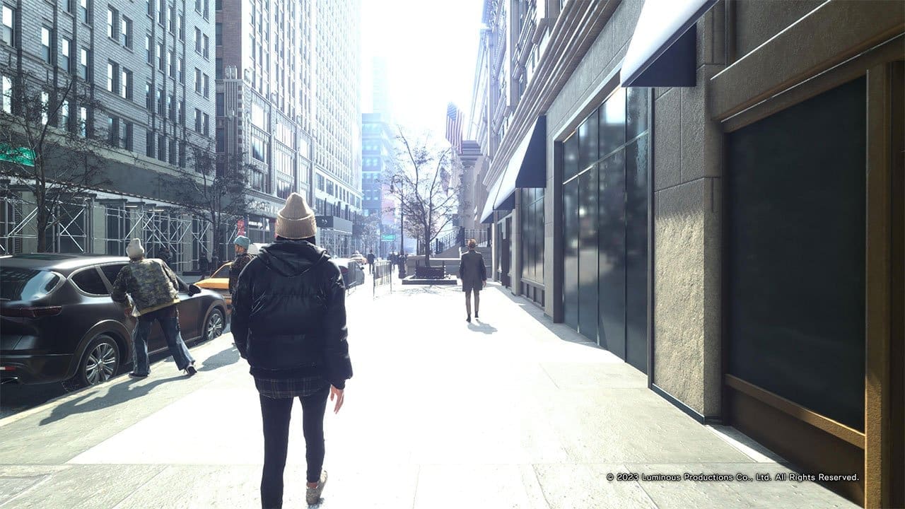 Forspoken screenshot: spell effects in battle