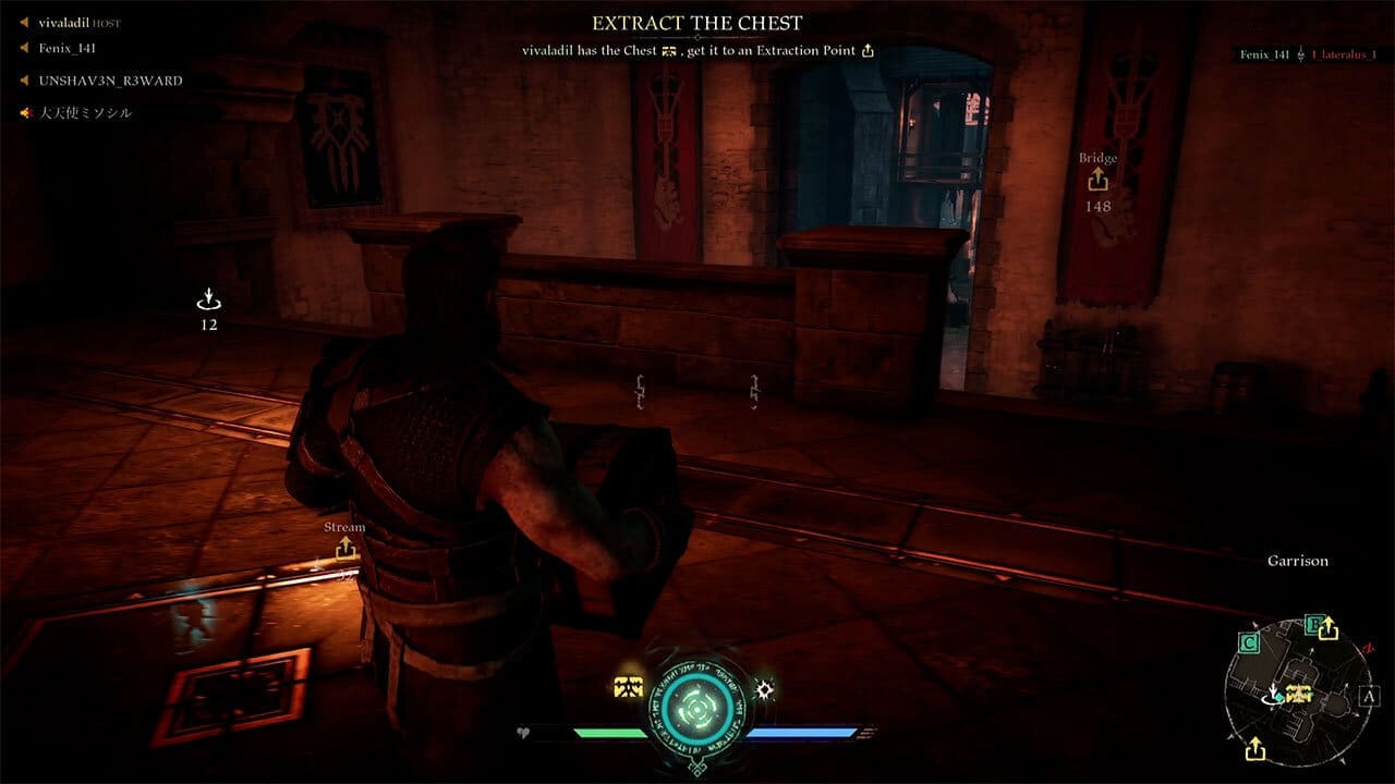 Protect the chest carrier for a swift, quiet win. Image captured on PS5.