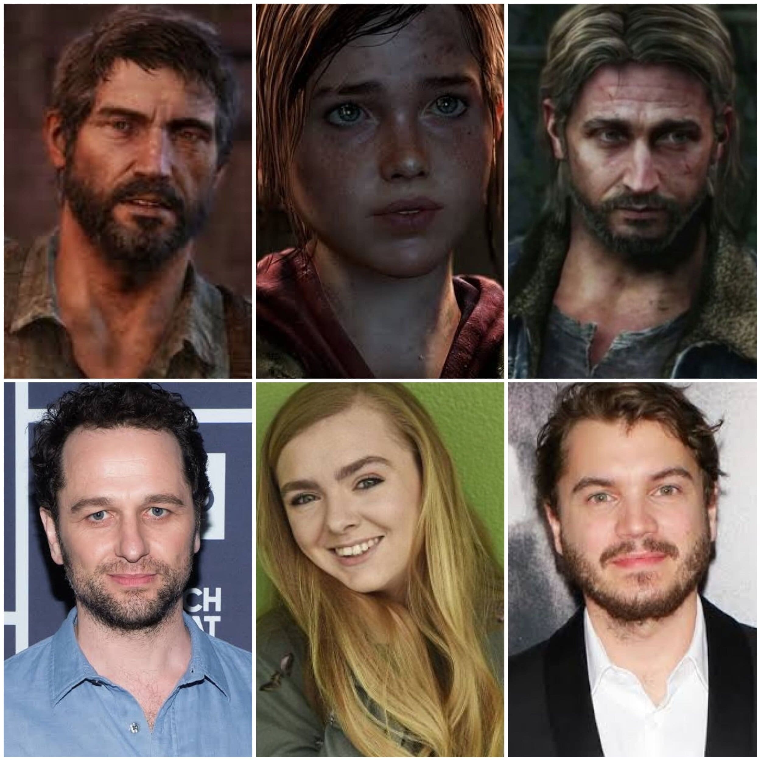 Joel — Matthew Rhys; Ellie — Elsie Fisher; Tommy — Emile Hirsch