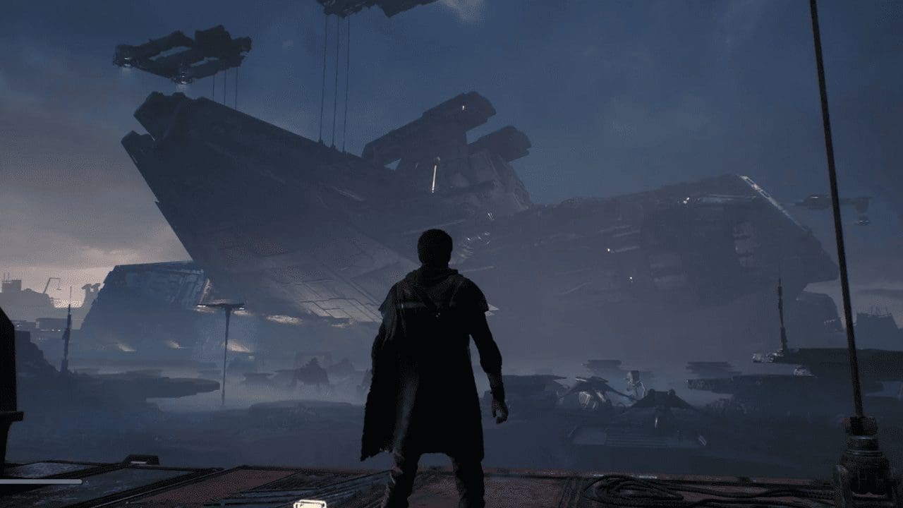 Bracca shipbreaking yard vista in Star Wars Jedi: Fallen Order
