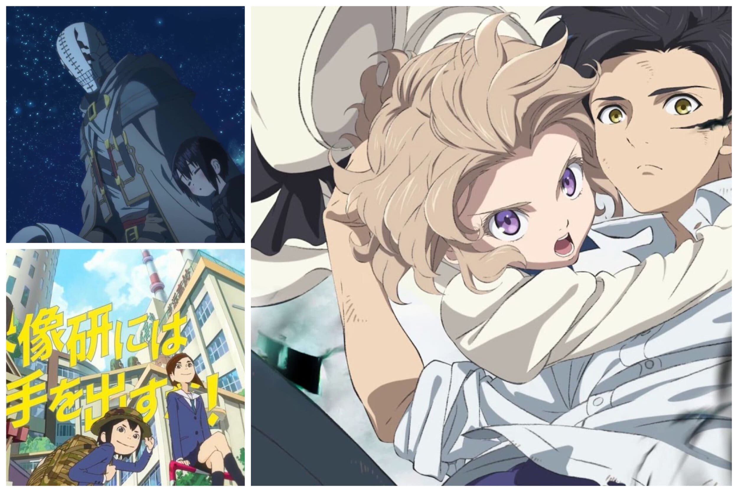Winter 2020 anime season collage