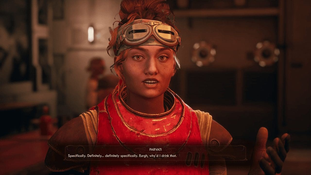 Parvati on the Groundbreaker in The Outer Worlds