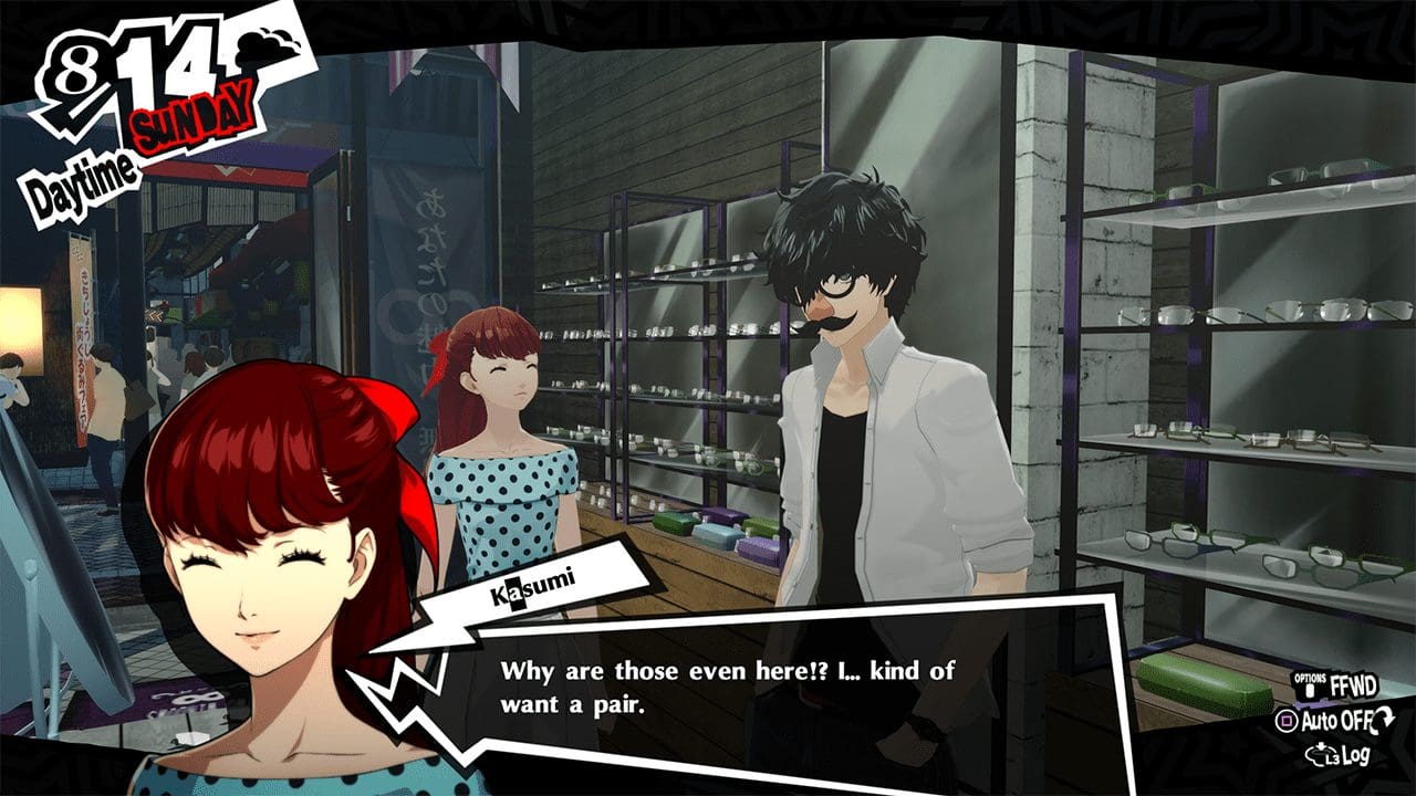 New Phantom Thief, Kasumi Yoshizawa — image captured by author