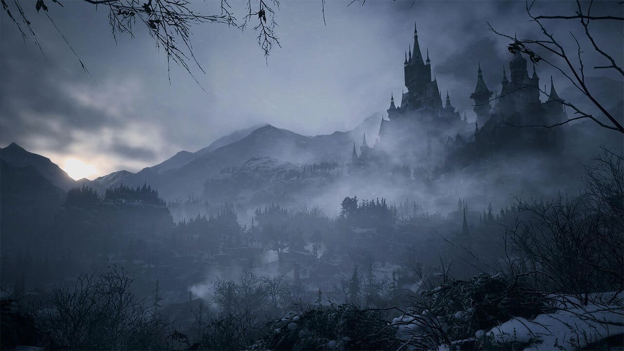 Castle Dimitrescu on the horizon