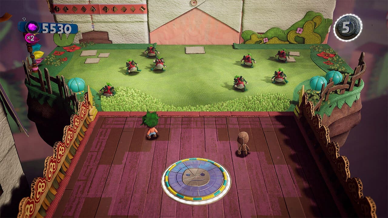 Sackboy local co-op gameplay