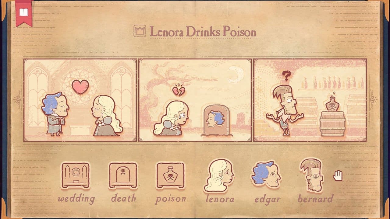 Storyteller gameplay puzzle grid