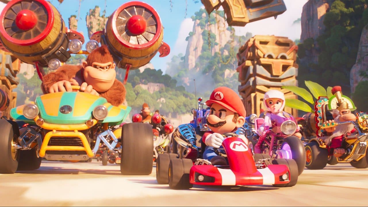 Princess Peach and Toad in the Mushroom Kingdom