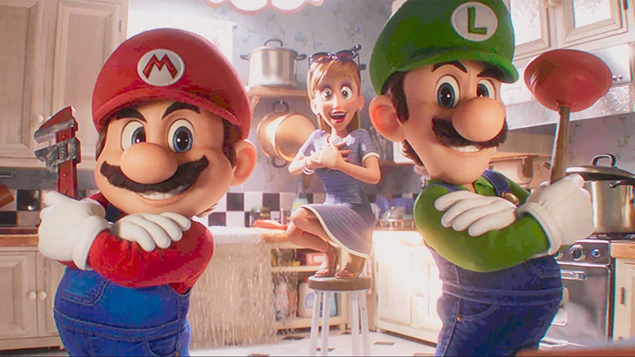 The Super Mario Bros. Movie header