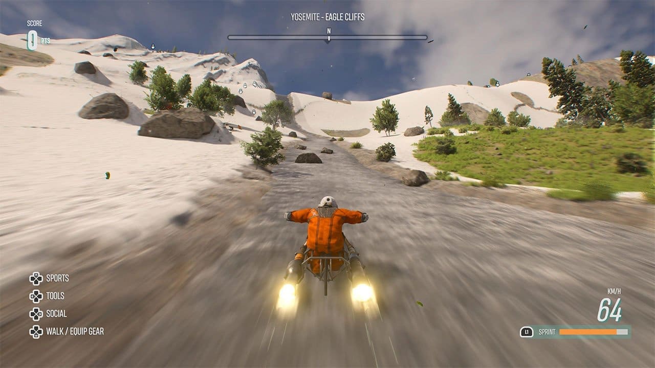 Superfast speed bike in Riders Republic