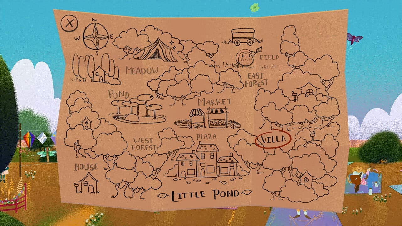 Map of Little Pond - image captured by the author