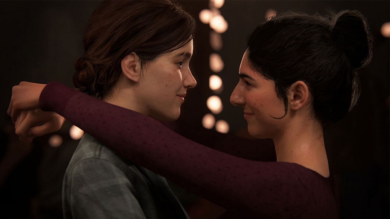 Dina and Ellie in The Last of Us Part II