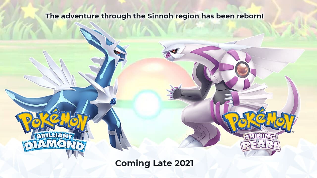 Pokémon Brilliant Diamond&nbsp;and&nbsp;Pokémon Shining Pearl&nbsp;Revealed For Late 2021 Release