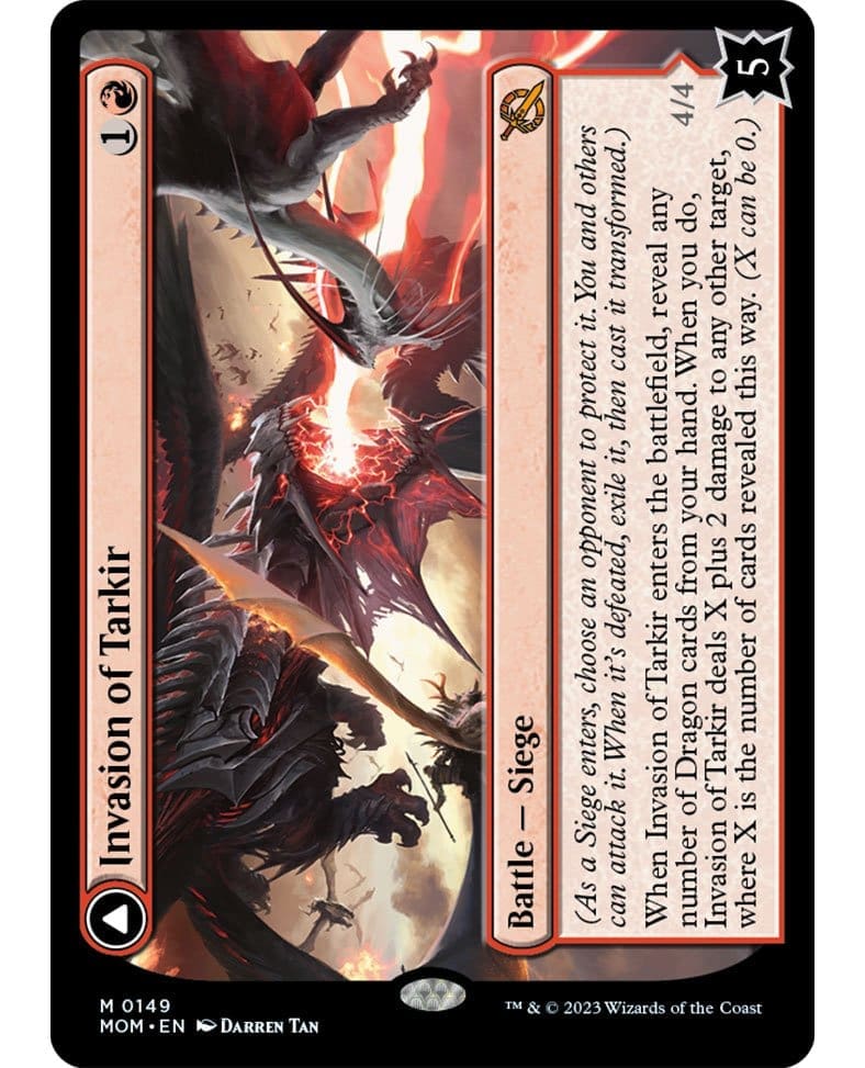 Example Battle — Siege card front