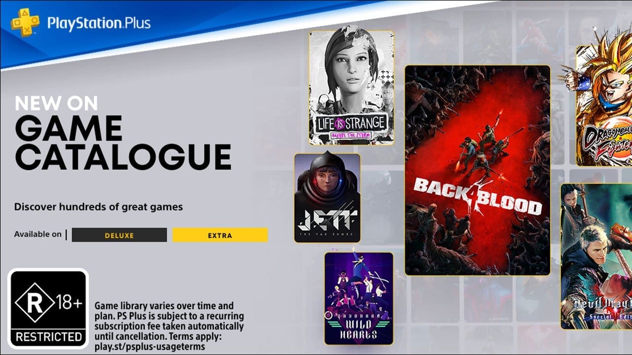 [Update] PS Plus Extra/Deluxe Games – January 2023: Life Is Strange, Back 4 Blood, Devil May Cry 5