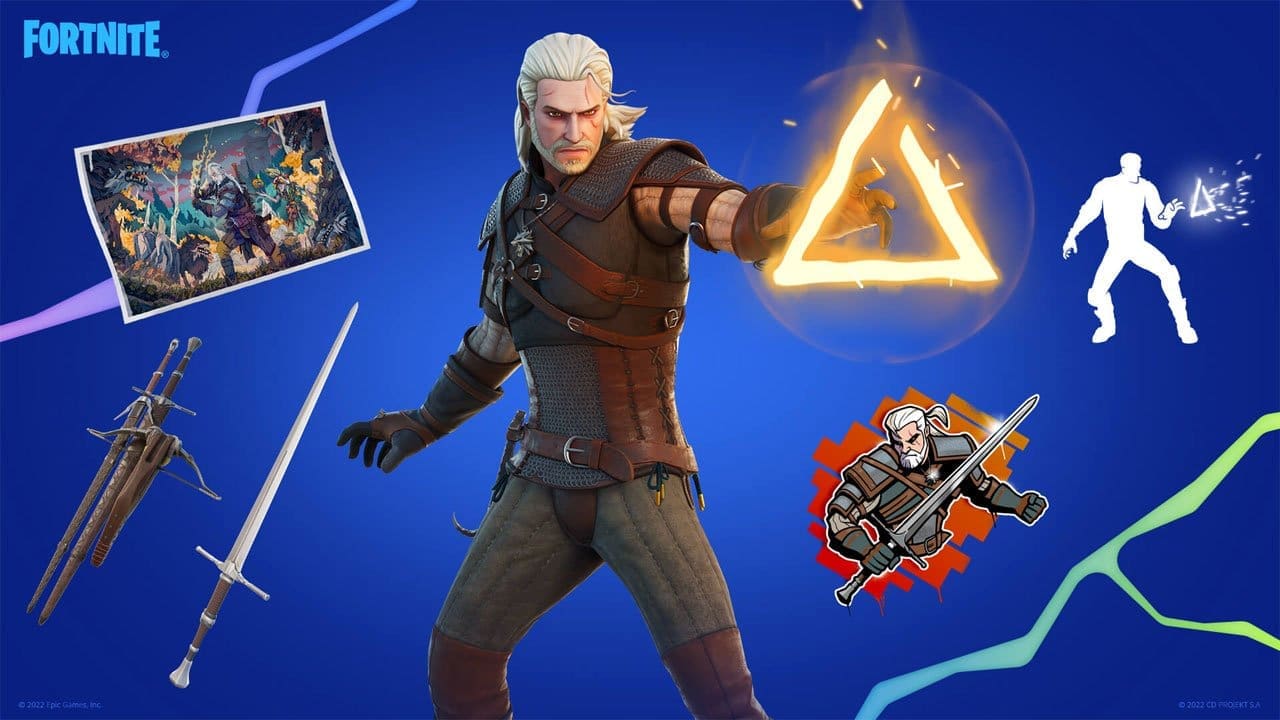 Unlock Geralt of Rivia in Fortnite now and join the School of The Llama