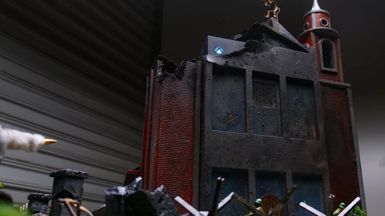 Win a Company of Heroes 3 Xbox Series X encased in a diorama