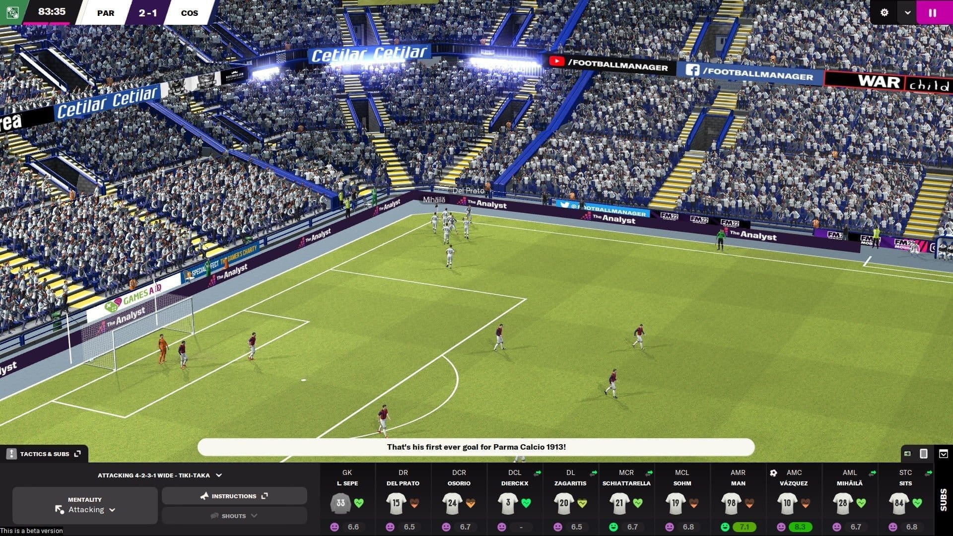 Football Manager 2022 screenshot