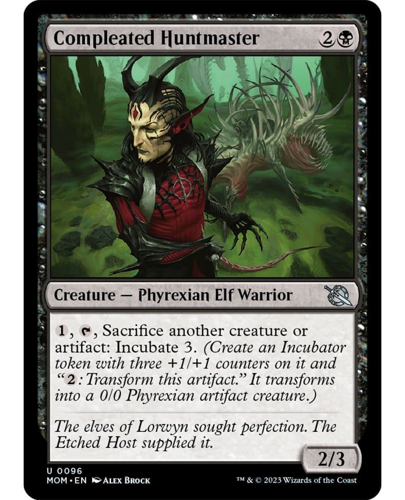 Example card that creates Incubator tokens