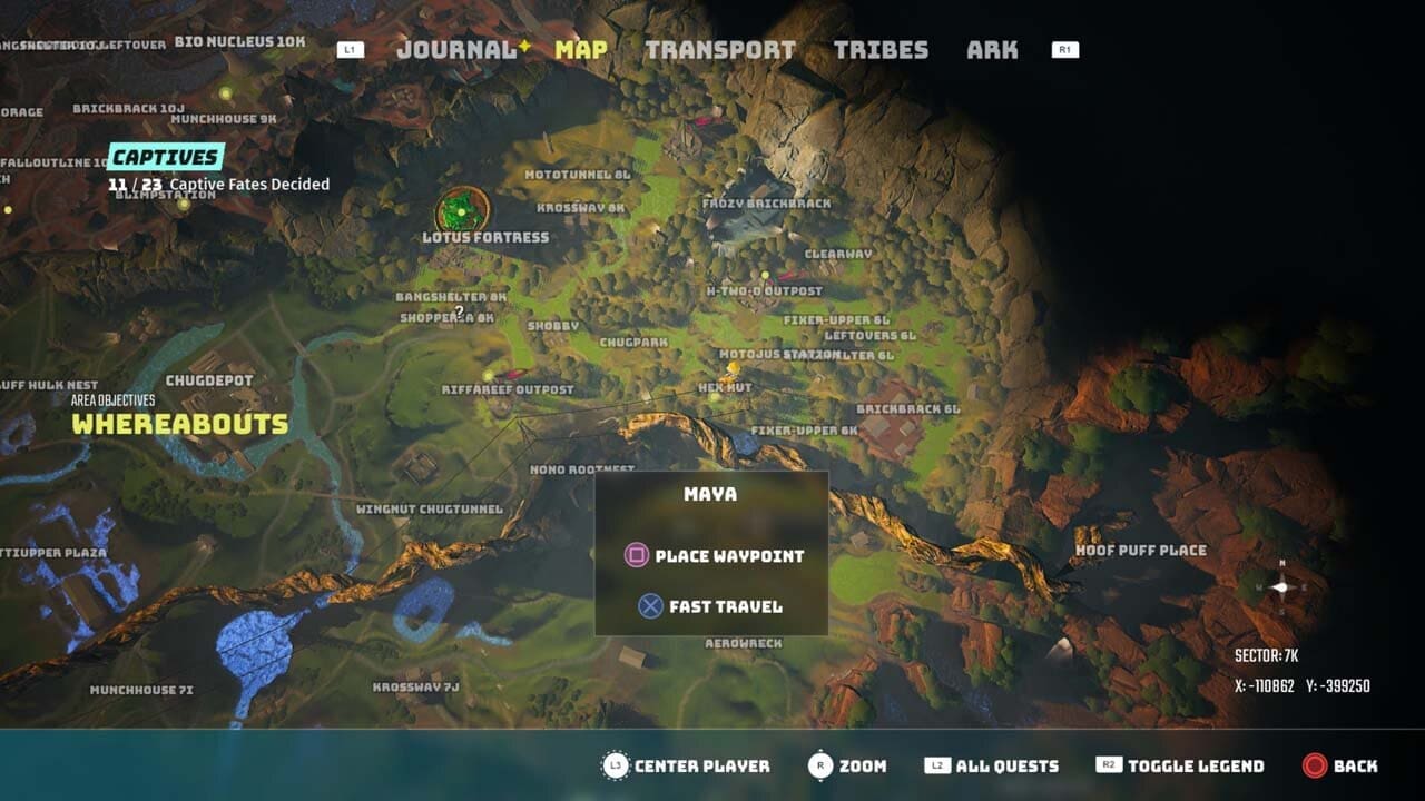 Maya location in Hex Hutt