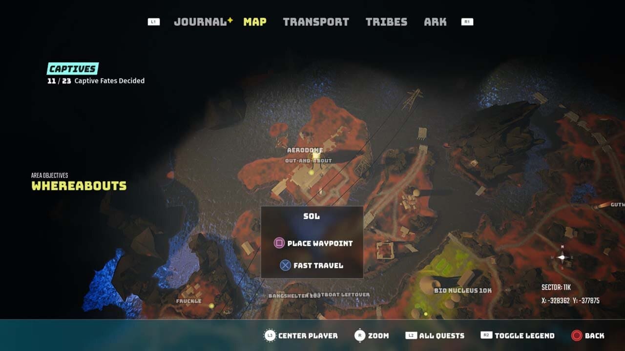 Sol location at Out-and-About