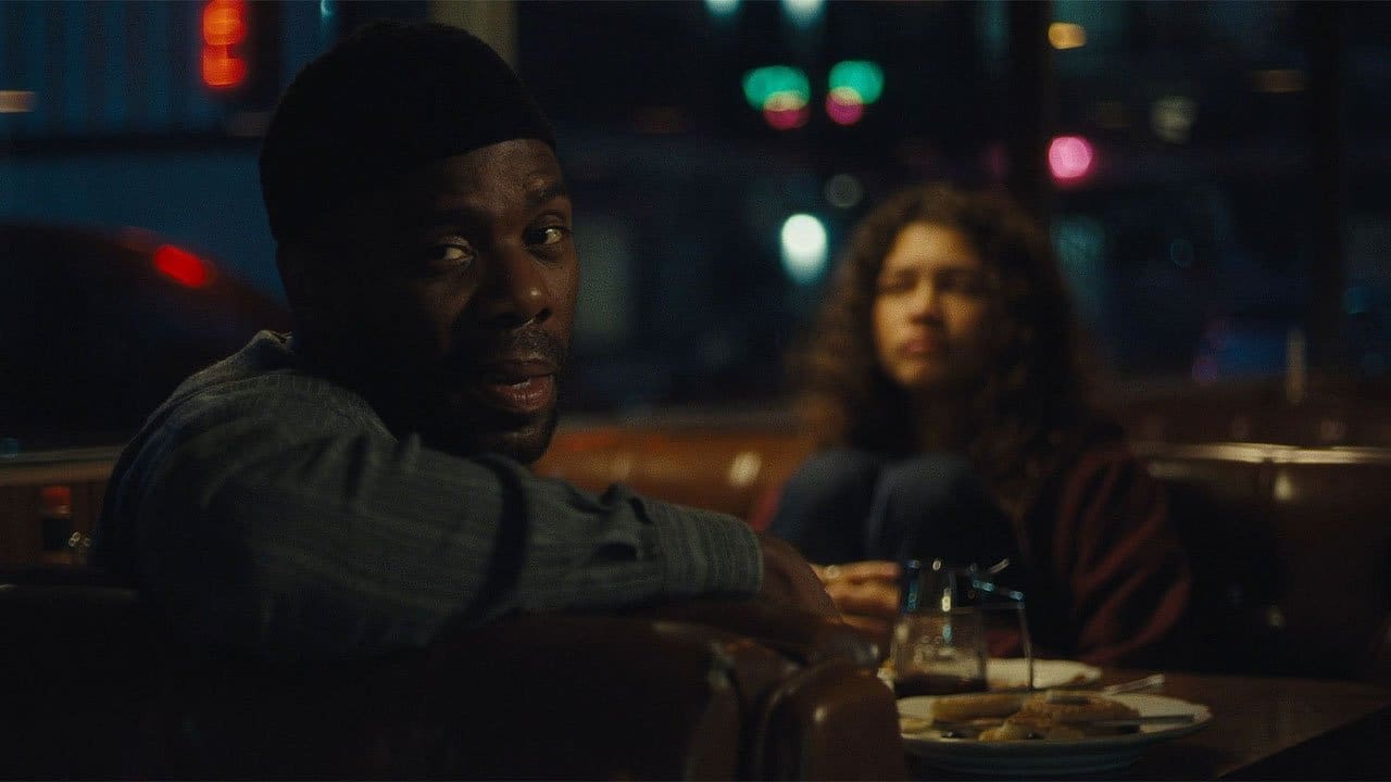 Rue and Ali share a raw late-night conversation in a diner