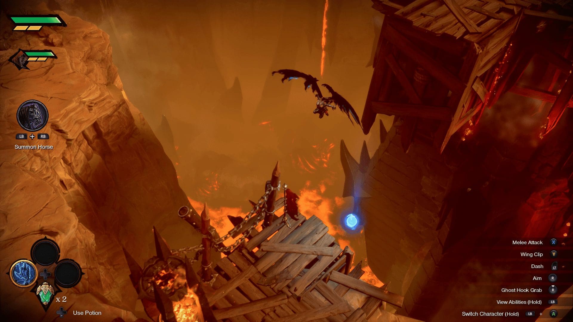 War and Strife in combat — in-game screenshot