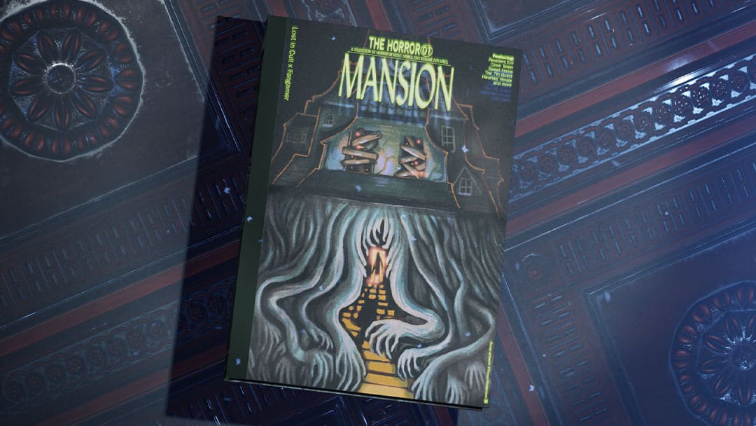 The Horror: Mansion is a new video game horror book from Lost in Cult & Fangamer