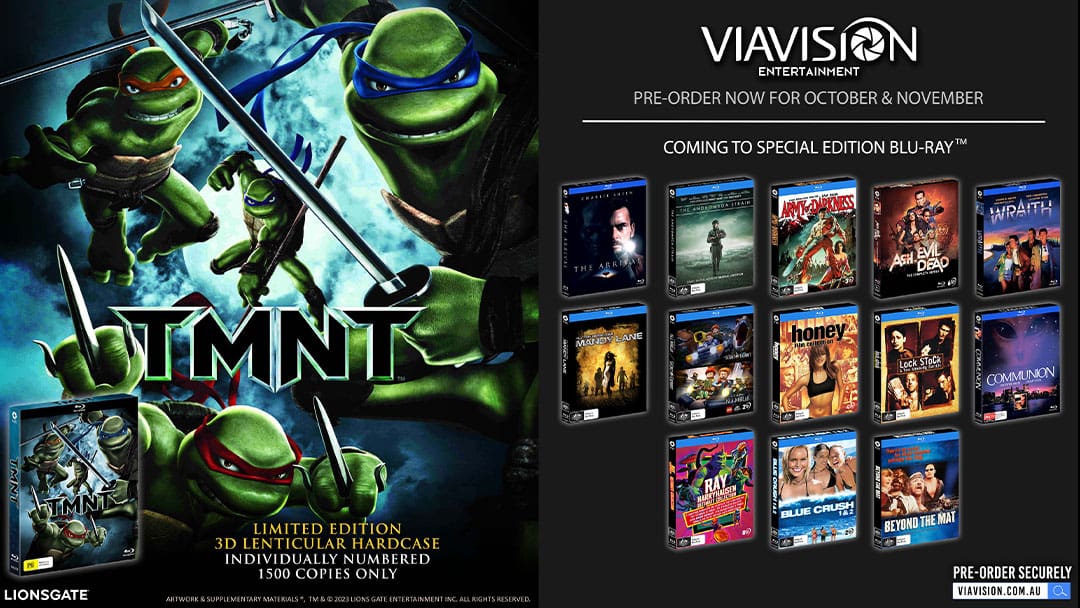 Via Vision Entertainment physical releases for November 2023: TMNT