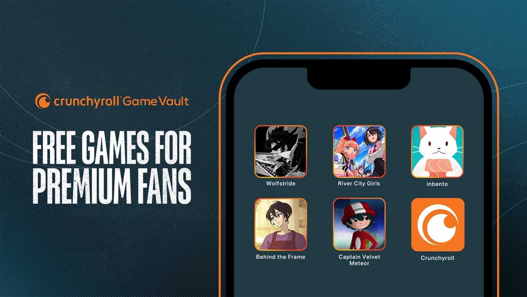 Crunchyroll adds game vault to its Mega and Ultimate subscribers perks