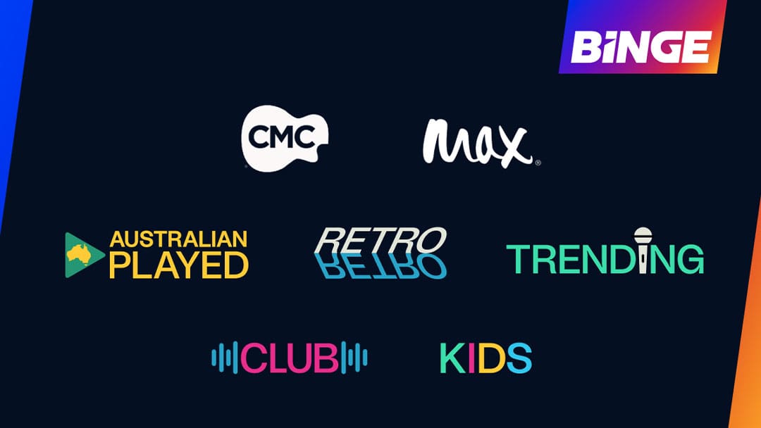 Binge and Foxtel Add 7 New Curated Music Channels