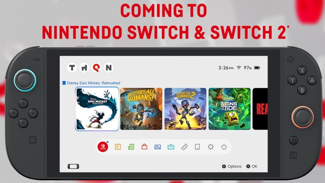 THQ Nordic Announces Four New Games for Nintendo Switch and Switch 2