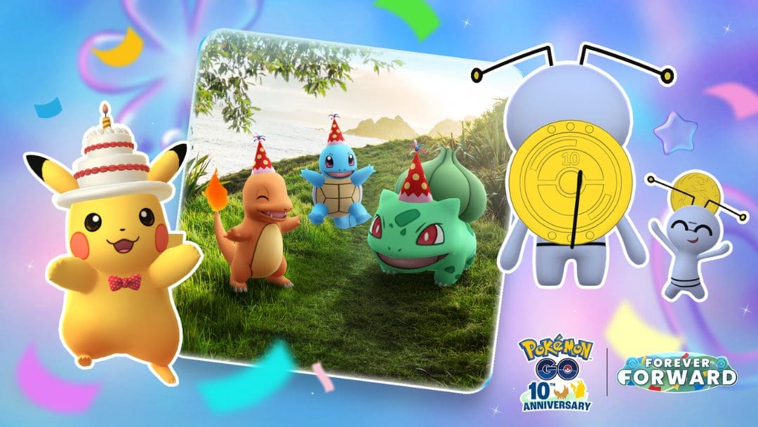 Pokémon GO Celebrates 10 Years With Anniversary Event And Shiny Gimmighoul