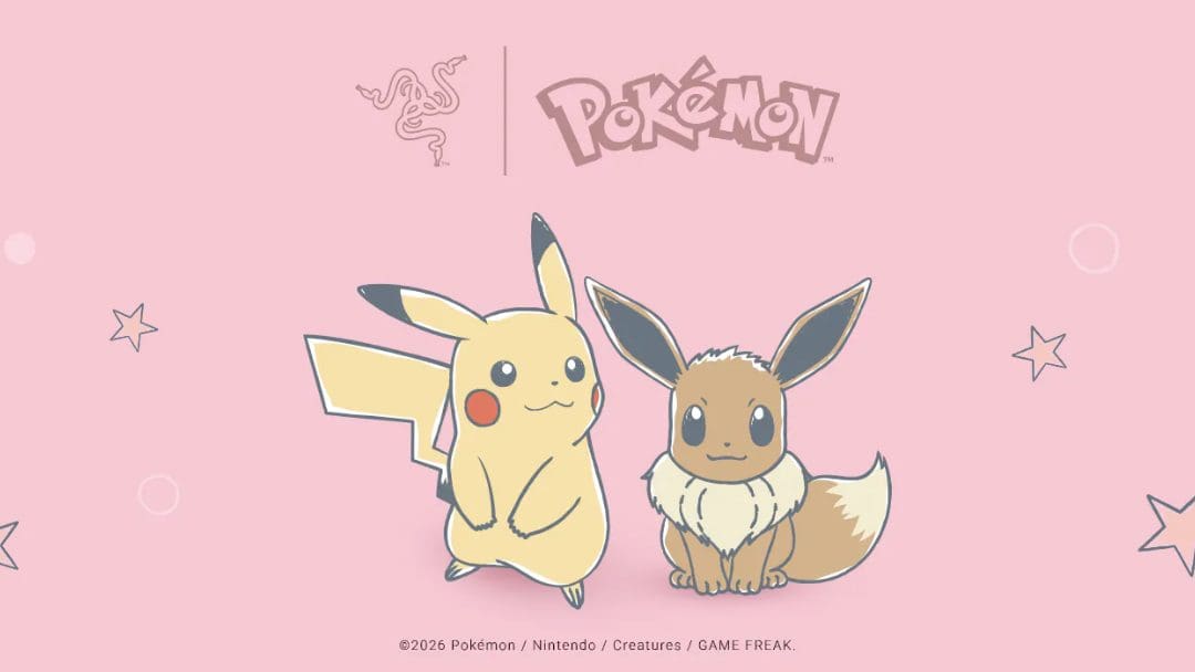 Razer Announces Pokémon 30th Anniversary Pikachu & Eevee Collection